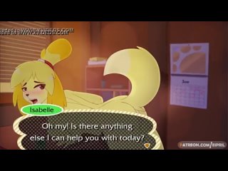 isabelle fucking with the villager