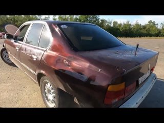 [stuntman meat] audi 100 4 2 vs bmw e34 2 5 crazy tests