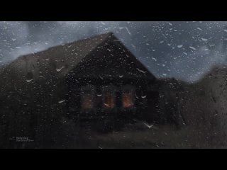 [relaxing ambience asmr] thunderstorm rain sounds | nature sounds sleep aid | insomnia relief 9 hours