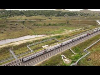 [igor korsakov] consequences of the flood on the railway approaches to the crimean bridge.